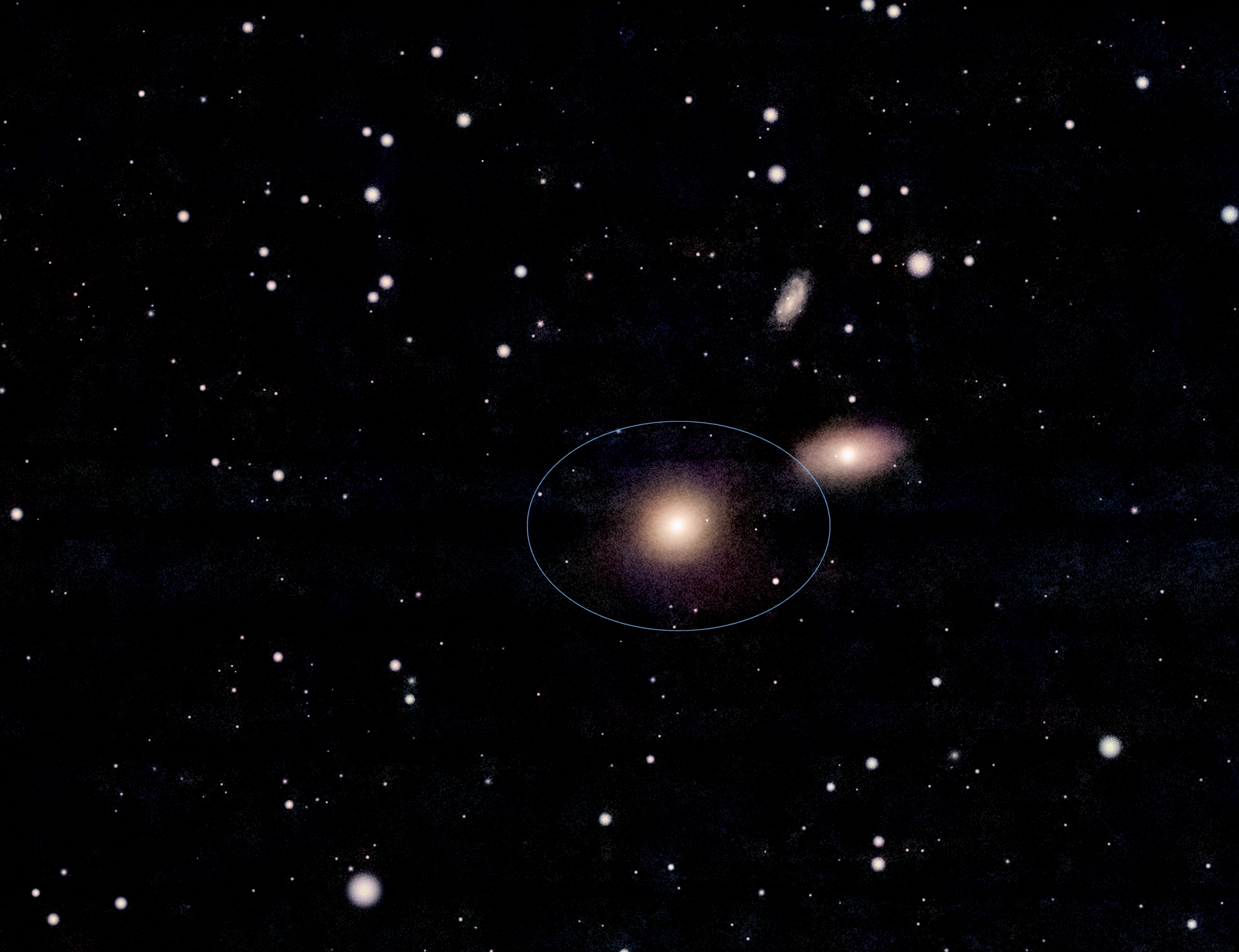 Messier 105 - Spiral Galaxy